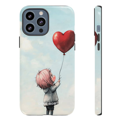Heart Balloon Glow iPhone 13 Pro Max Case - Tough