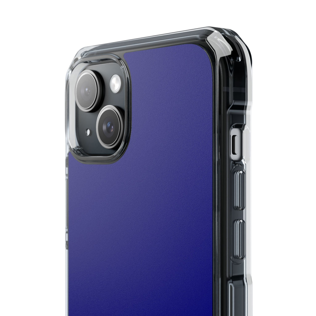 Navy Blue | Phone Case for iPhone (Clear Impact Case - Magnetic)