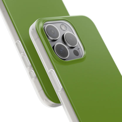 Olive Drab iPhone 15 - Flexi Phone Case