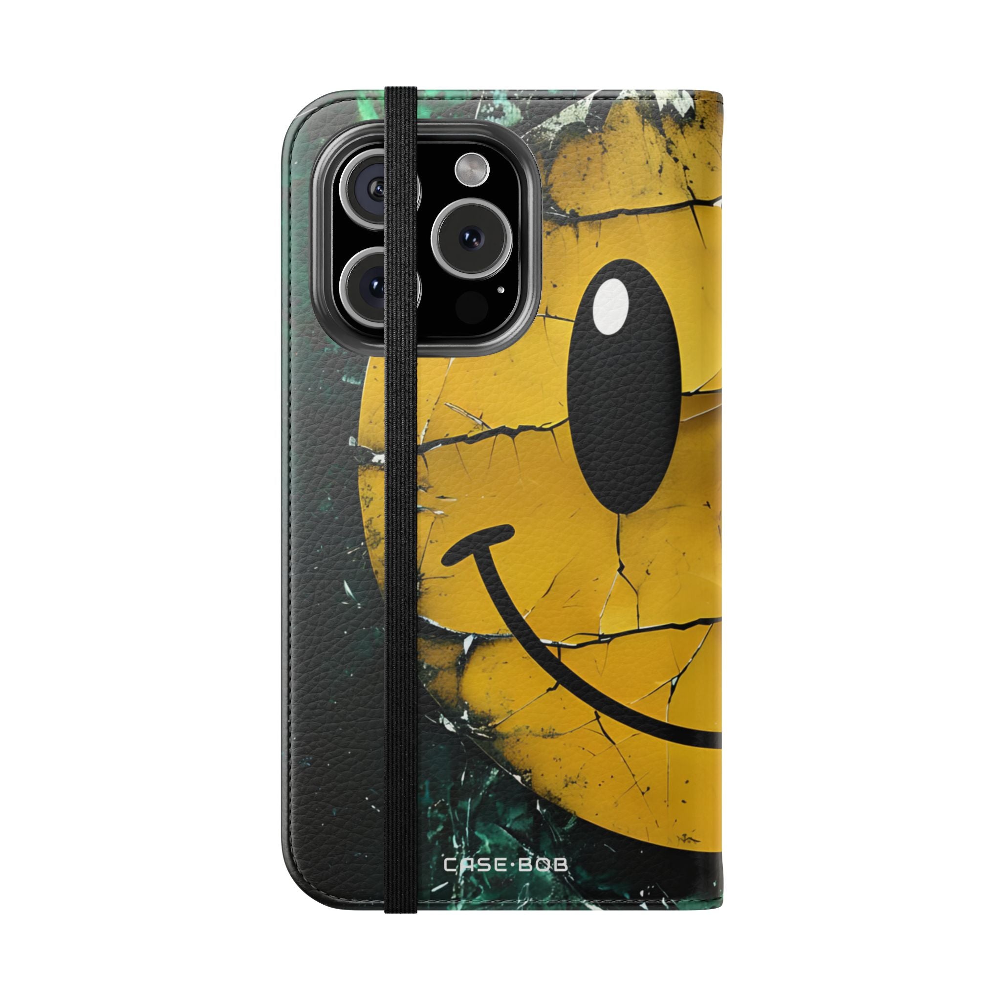 Cracked Smiley - iPhone 16 Pro Case - Wallet