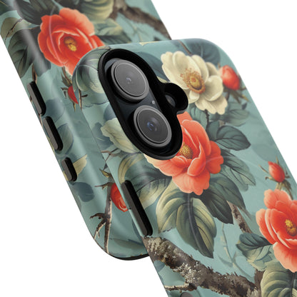 Vintage Floral Romance iPhone 16 | Tough+ Phone Case