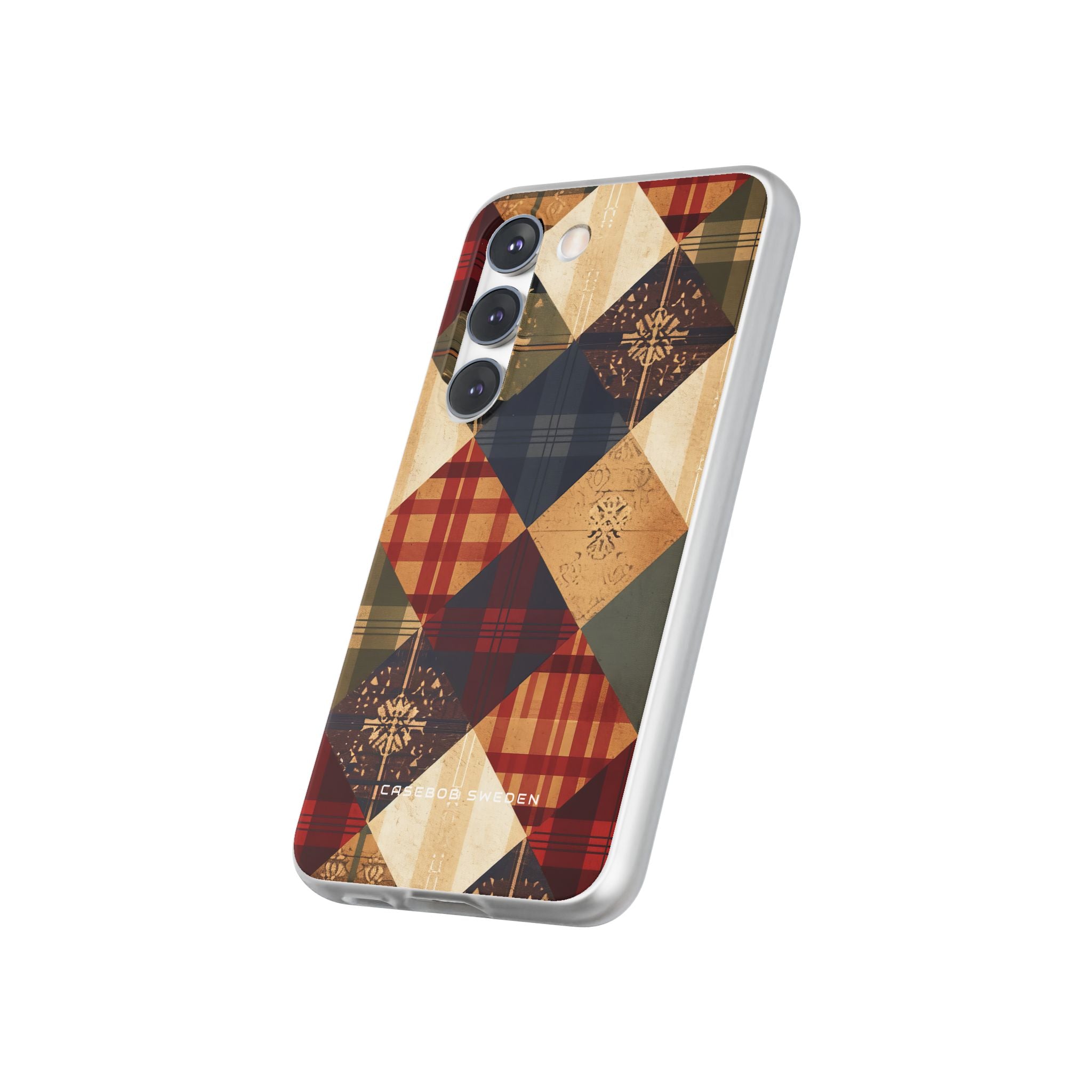 Rustic Geometric Patchwork Harmony Samsung S23 - Flexi Phone Case