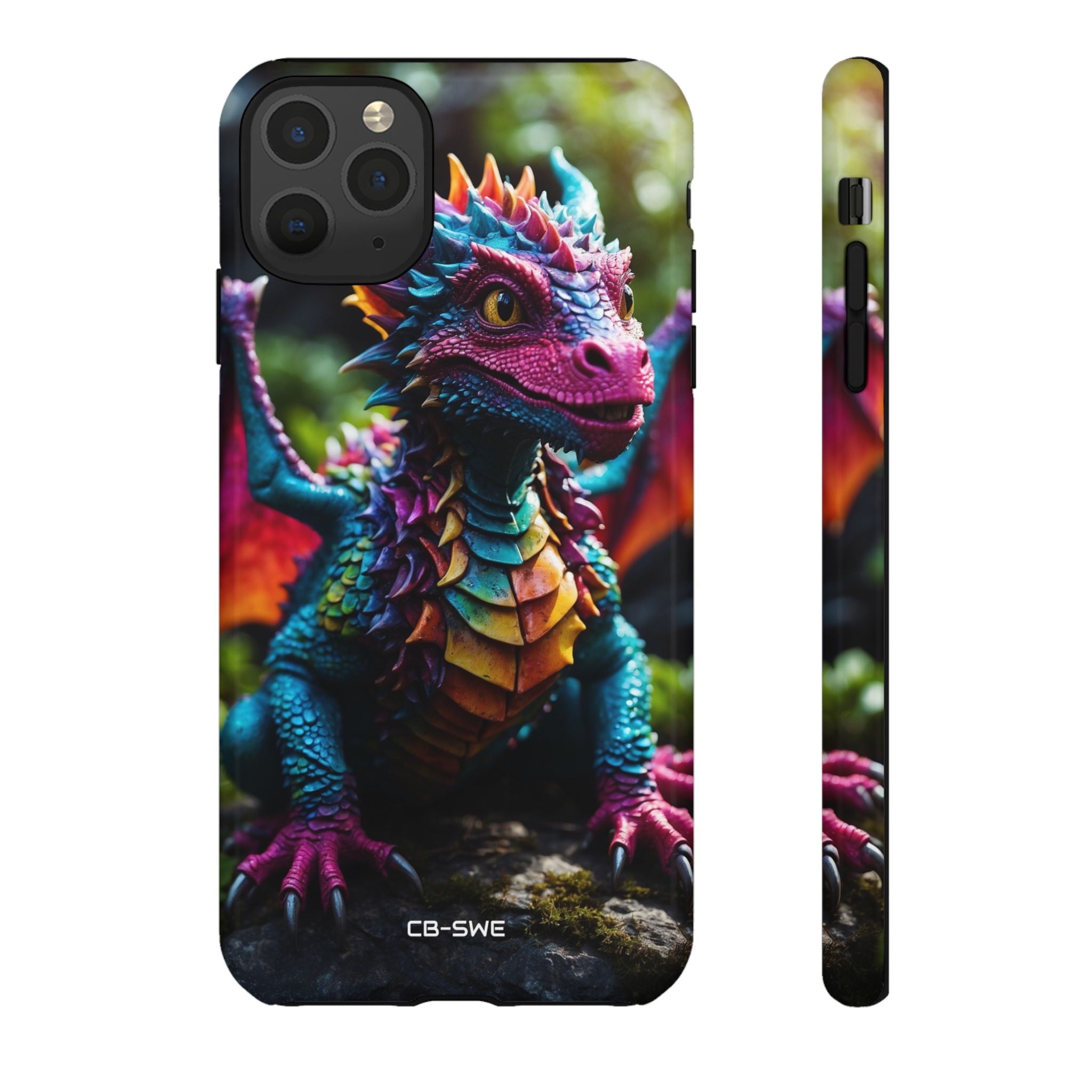 Friendly Dragon Smiles - iPhone Case