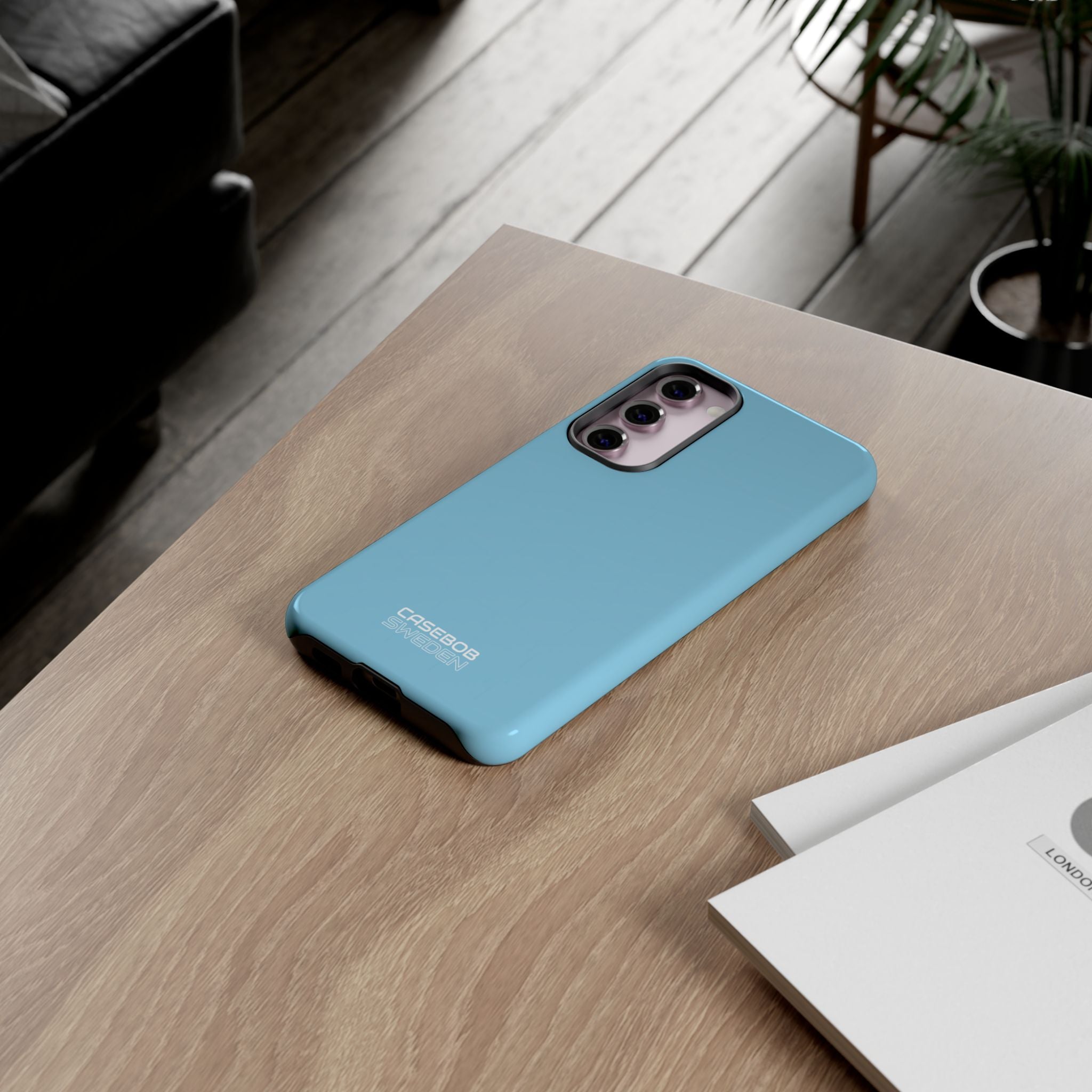 Himmelblaues Samsung S23 – Robust
