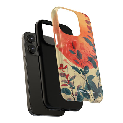 Orange Sun Harmony - Tough + MagSafe® iPhone 14 Phone Case