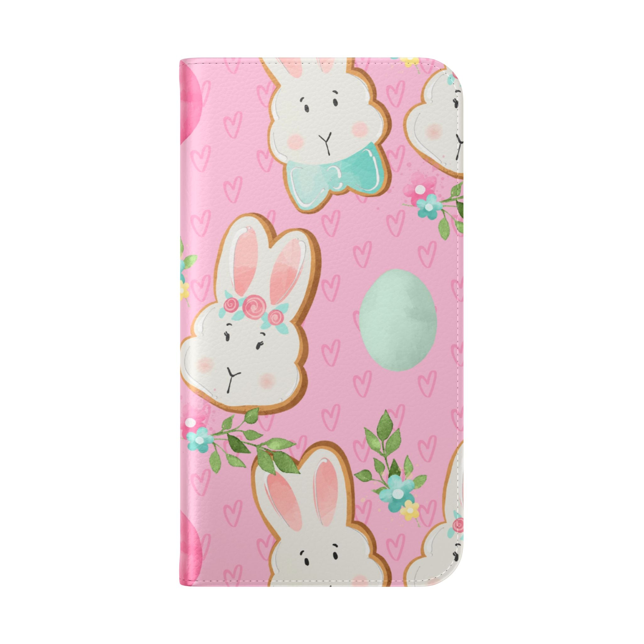 Blushing Bunny Bloom - iPhone 15 Plus Case - Wallet