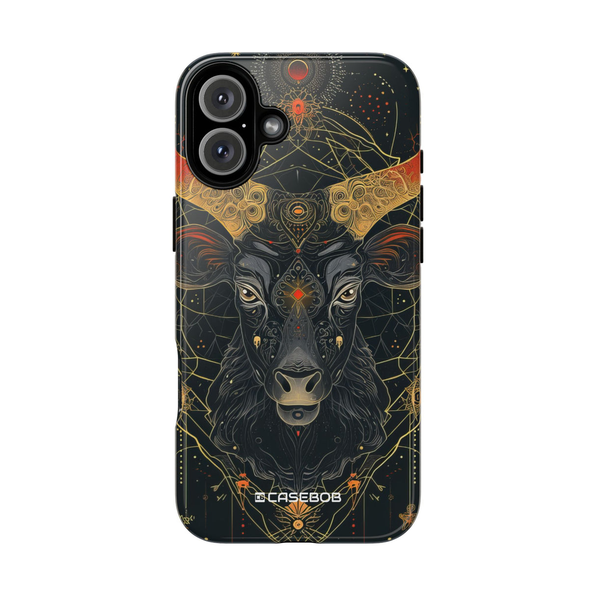 Mystical Bull: Cosmic Geometry - for iPhone 16