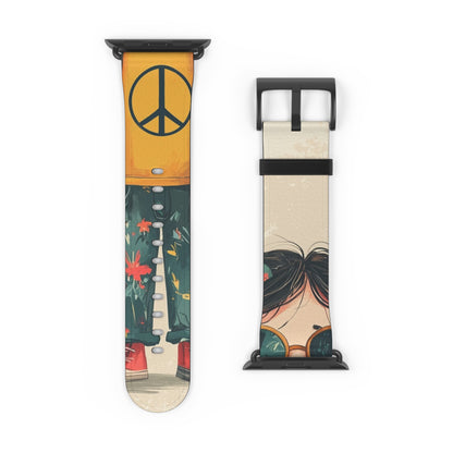Peace Pigtails - Watch Band