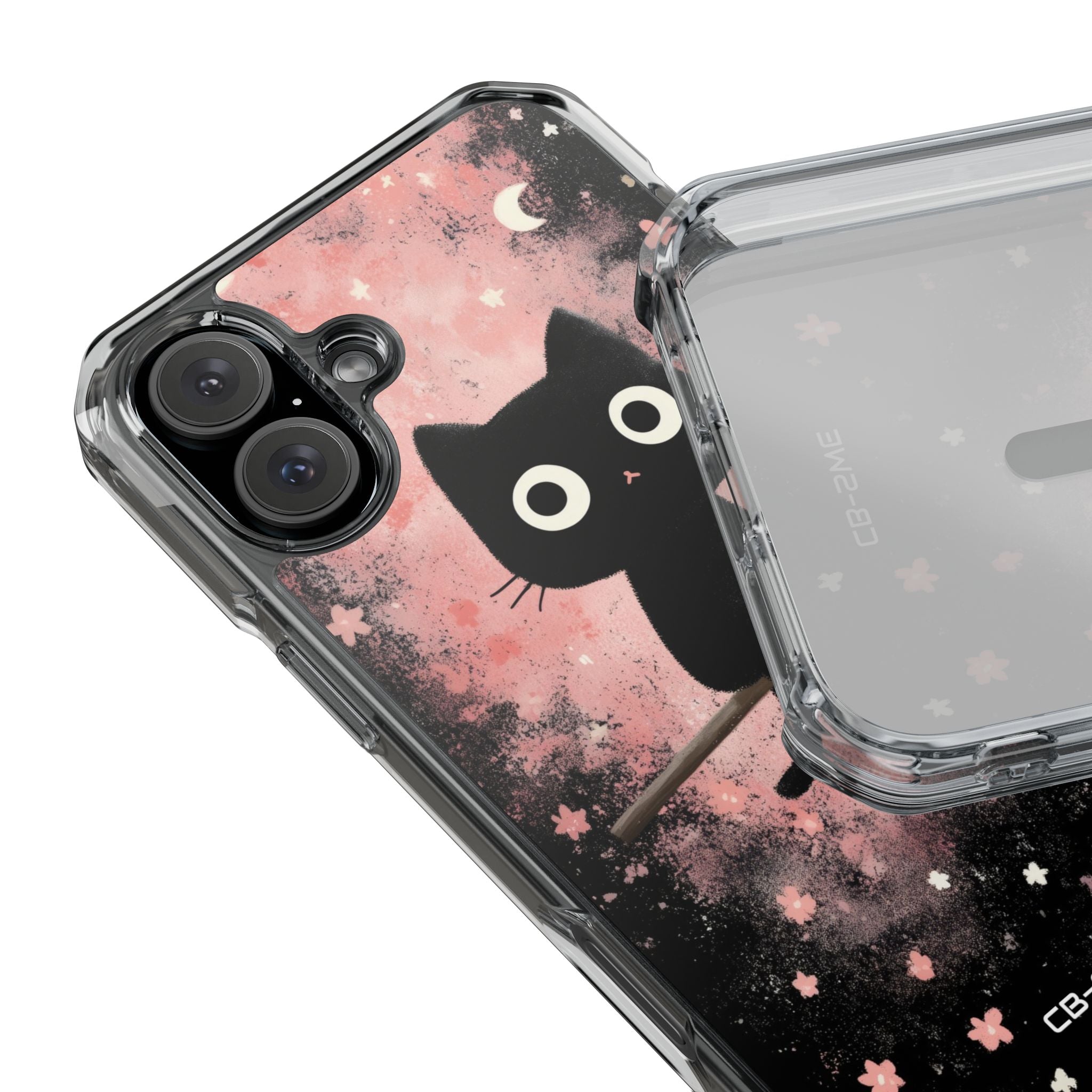 Whimsical Cat Soars iPhone Case - Impact