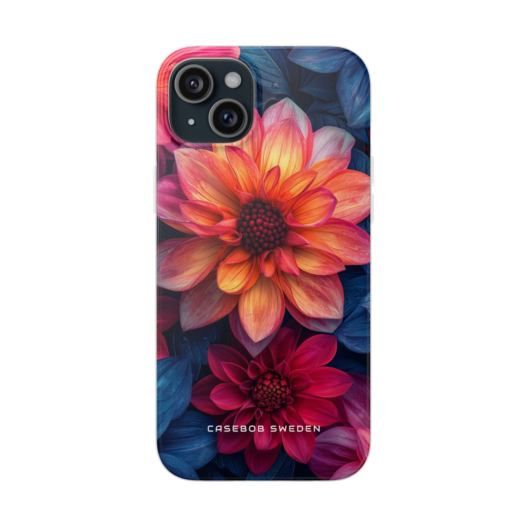 Fiery Bloom Harmony iPhone 15 - Flexi Phone Case