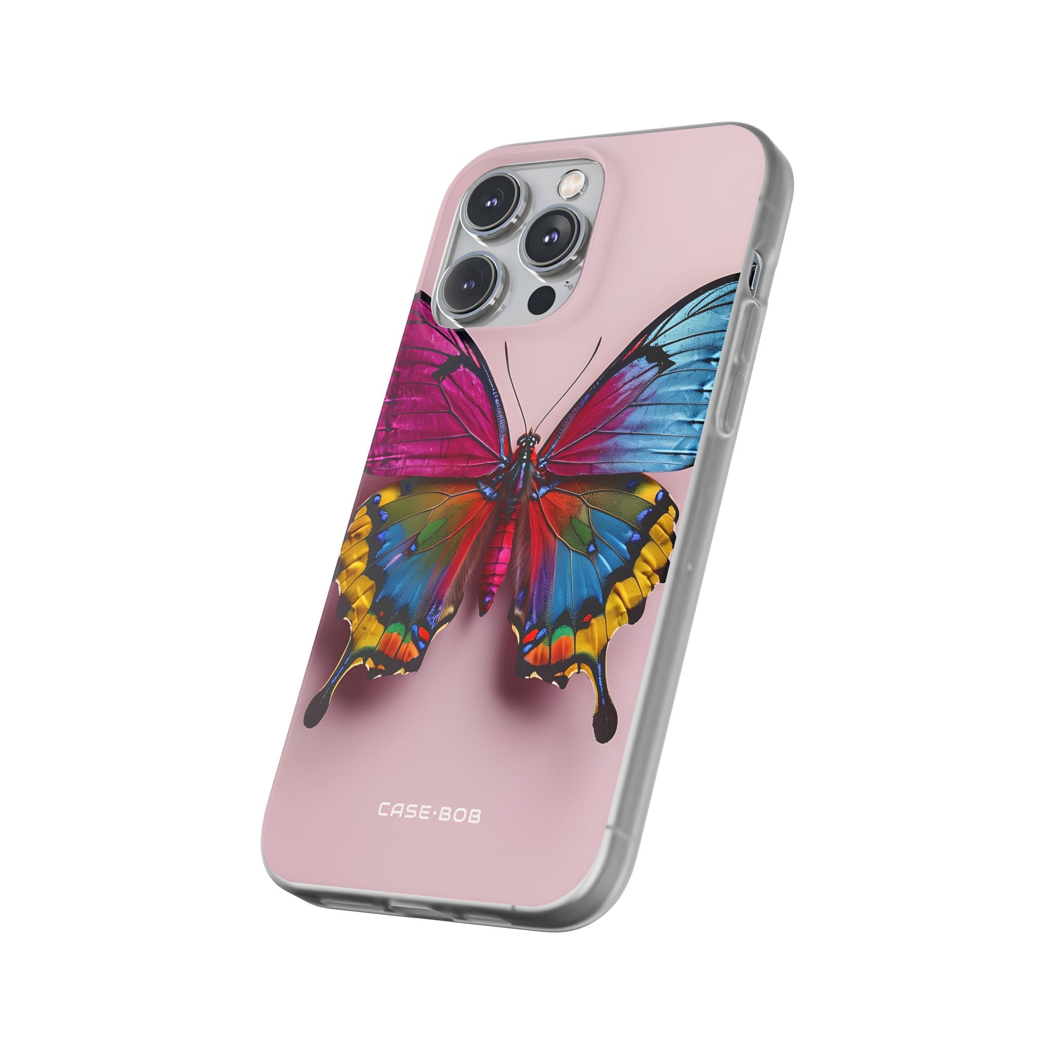 Vivid Butterfly iPhone 14 Pro Max Case - Soft