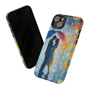 Rainy Day Love Umbrellas - Protective Phone Case