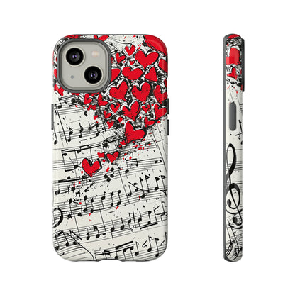 Lyric Harmony Serenade - Protective Phone Case