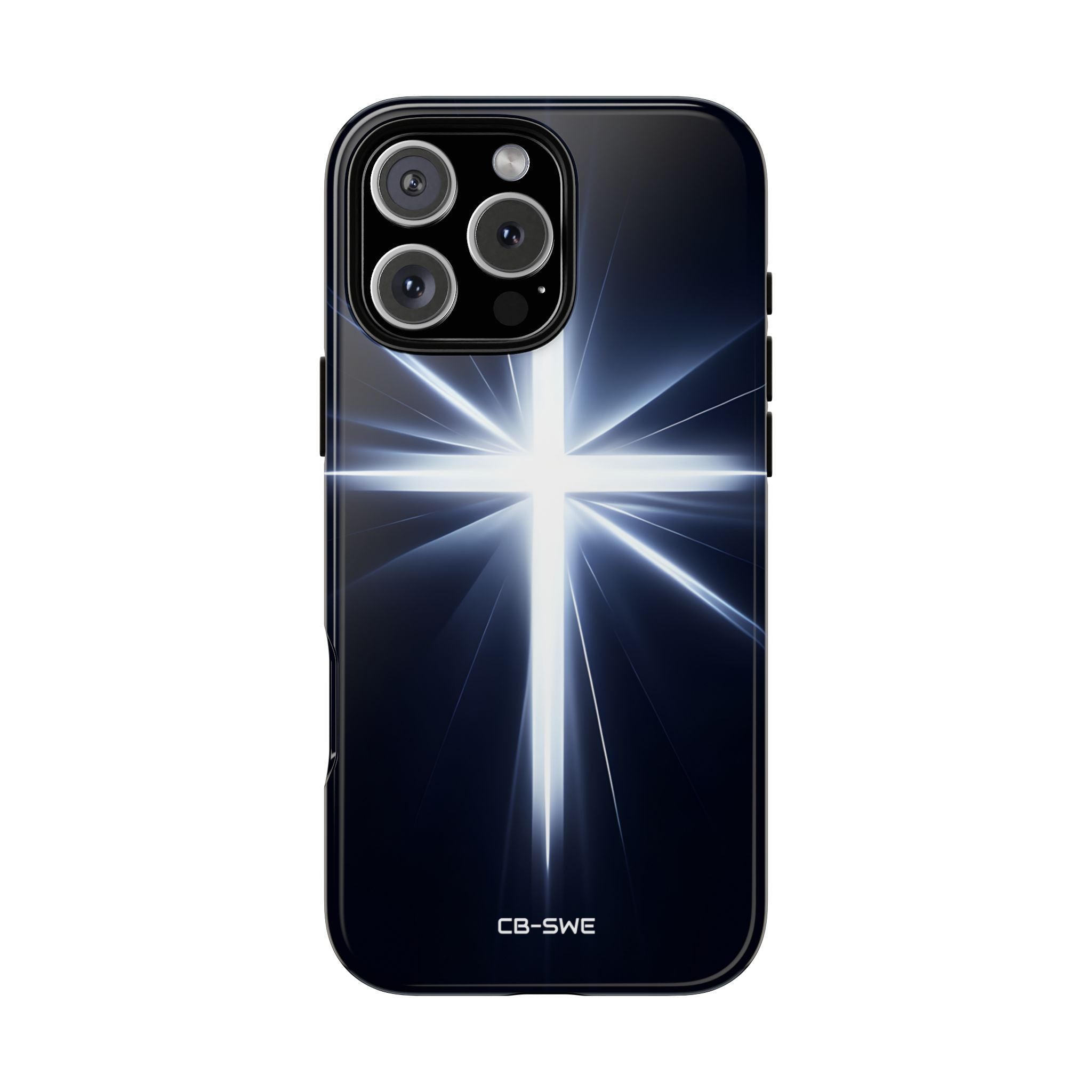 Luminous Cross Radiance - iPhone Case