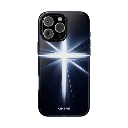 Luminous Cross Radiance - iPhone Case