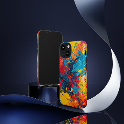 Artistic Brushstroke Bliss - Protective Phone Case