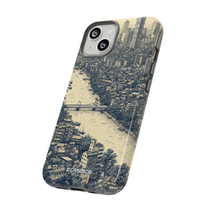 Nostalgic Metropolis | Protective Phone Case for iPhone