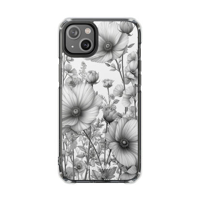 Monochrome Flora - Phone Case for iPhone