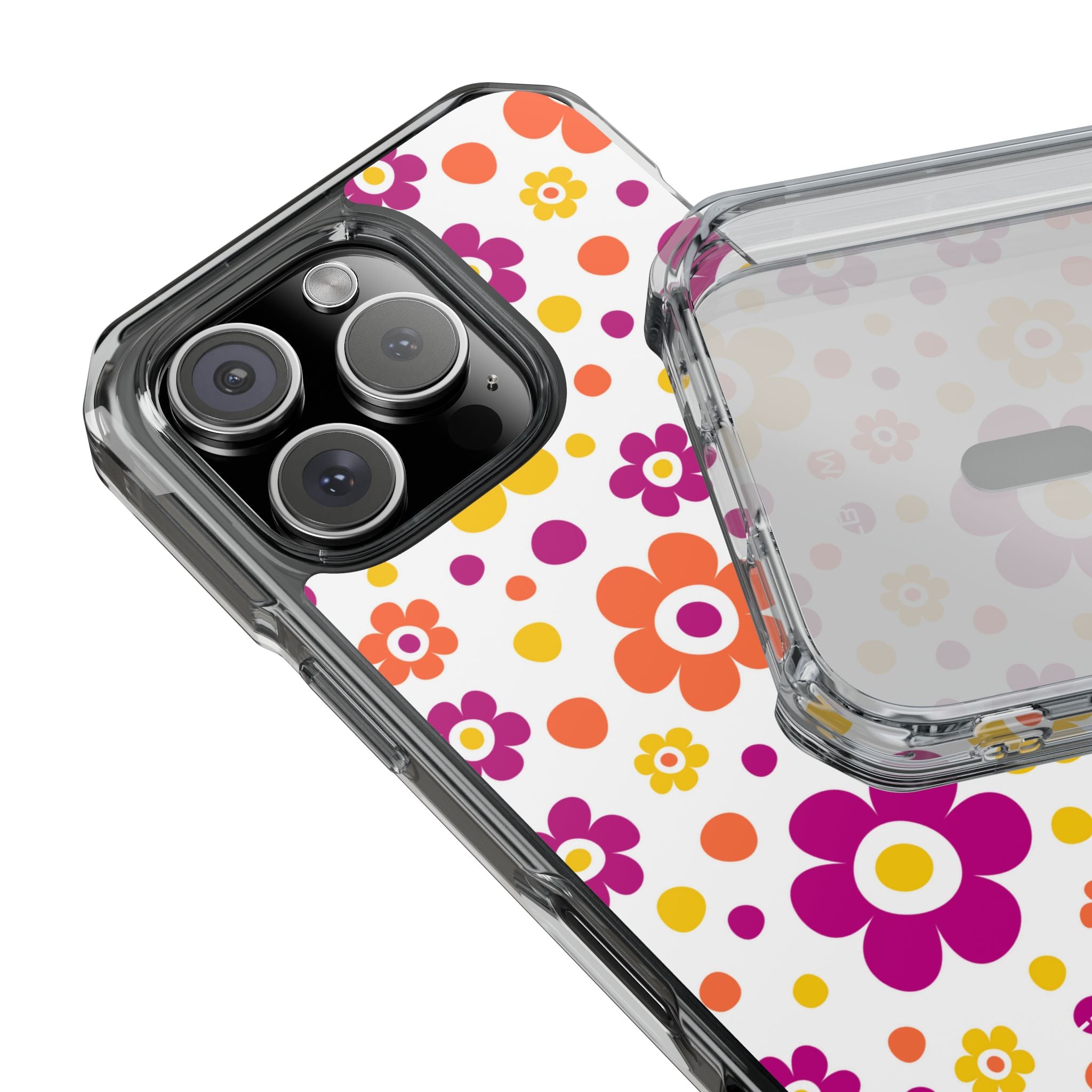 Retro Floral Playfulness iPhone Case - Impact