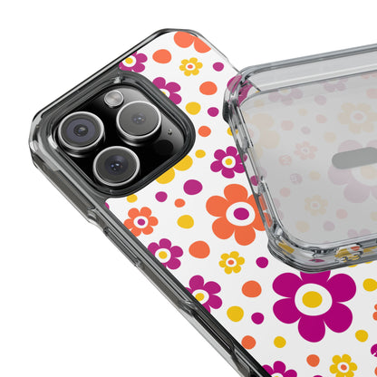 Retro Floral Playfulness iPhone Case - Impact