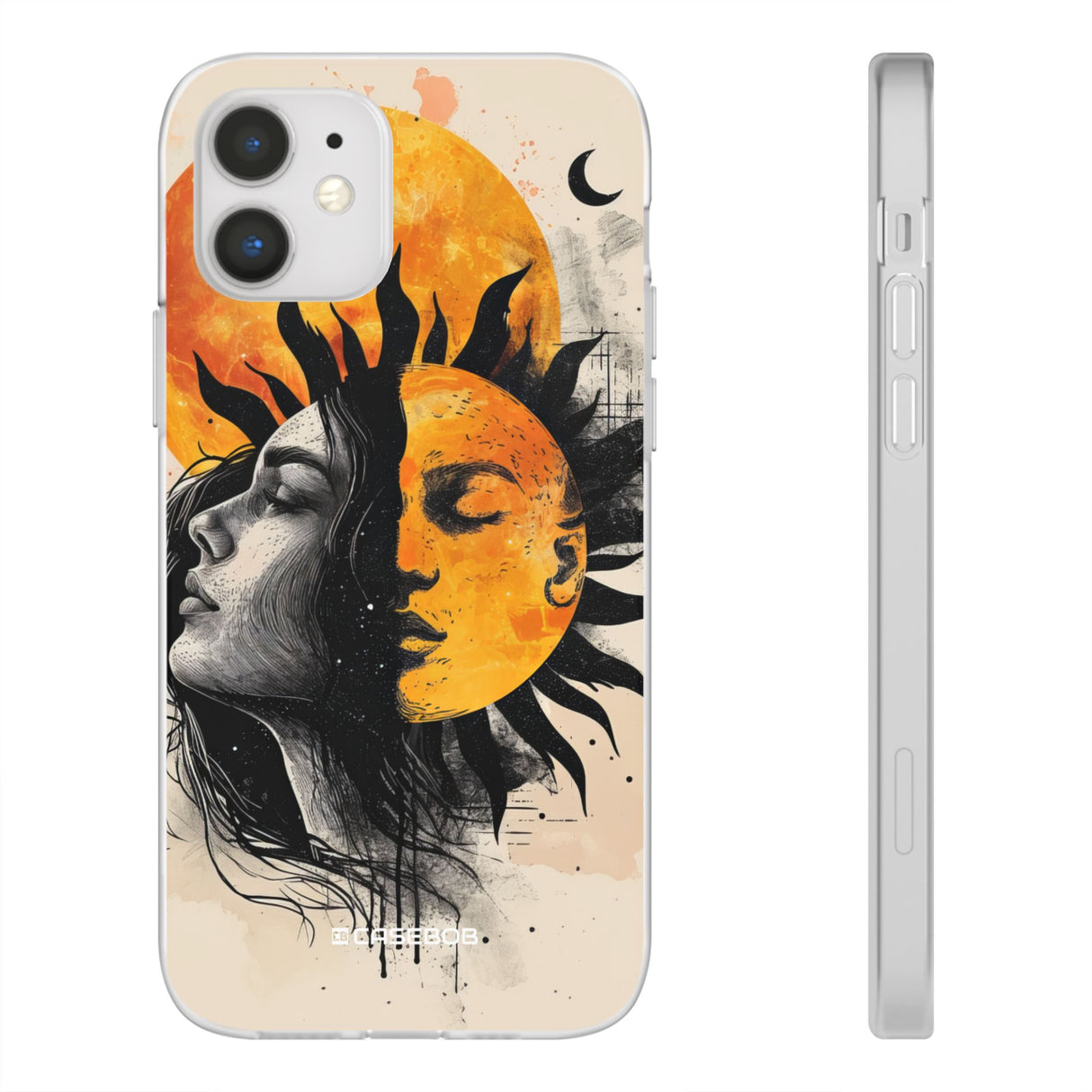 Sunlit Duality | Flexible Phone Case for iPhone