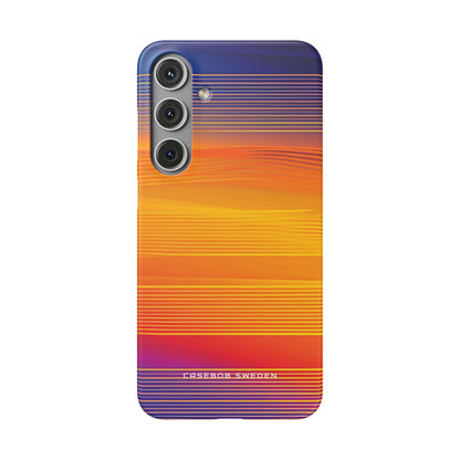 Gradient Sunset Flow Samsung S24 - Slim Phone Case