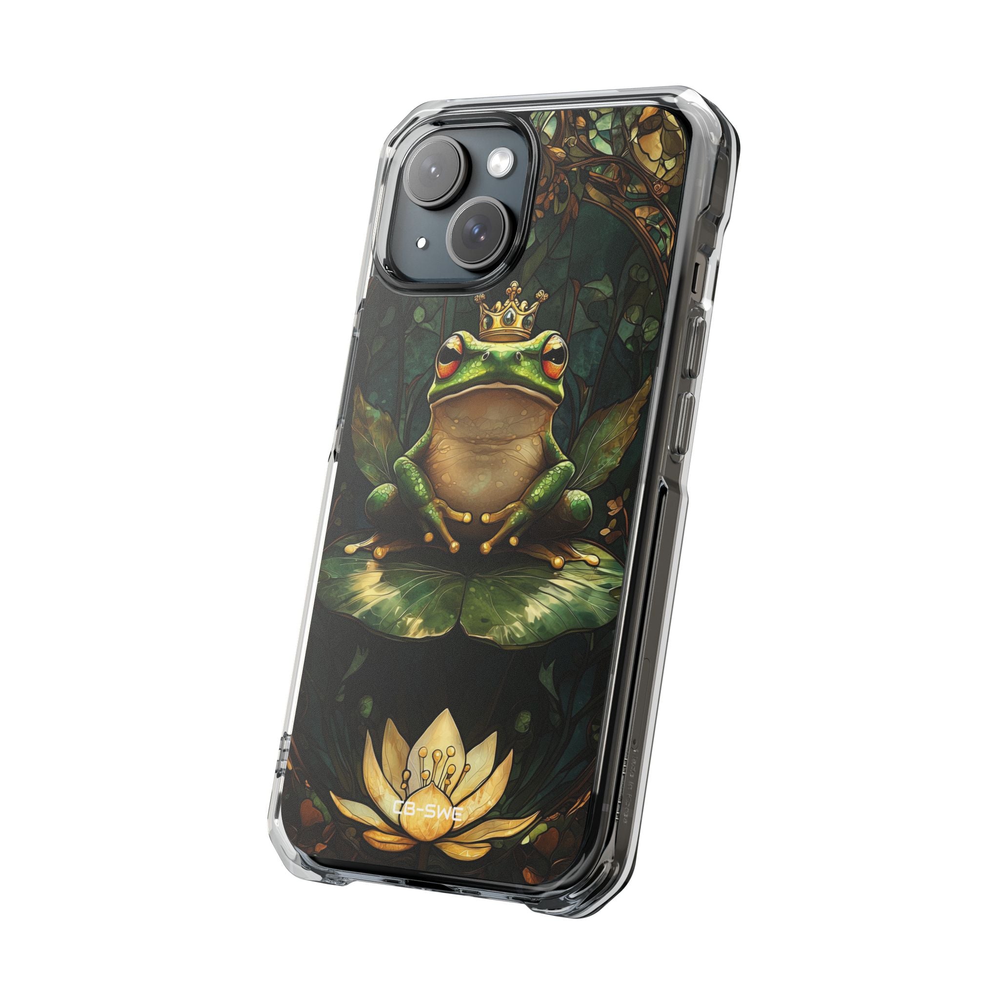 Crowned Frog Rests iPhone Case - Impact