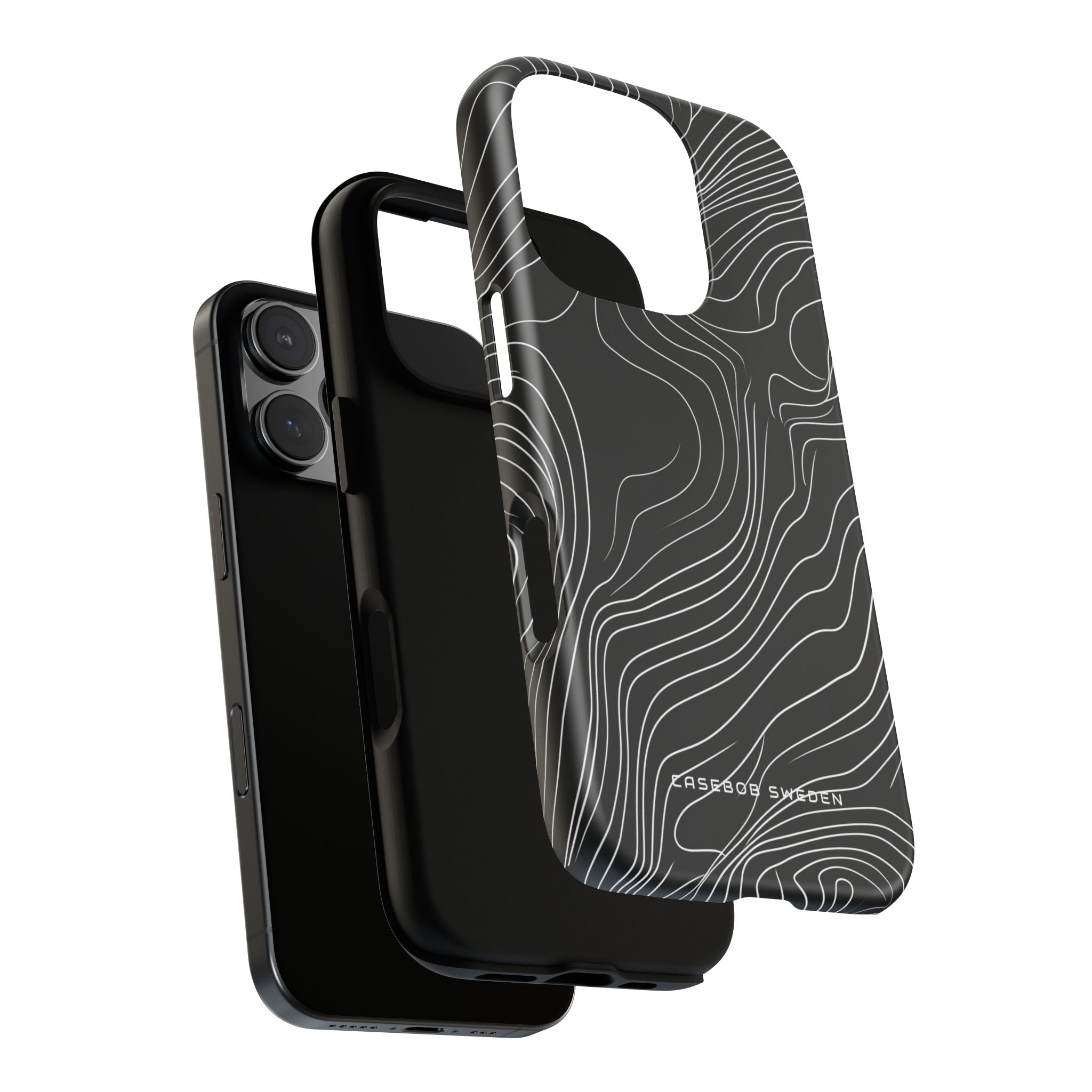 Contour Waveform Flow iPhone 16 - Tough Phone Case