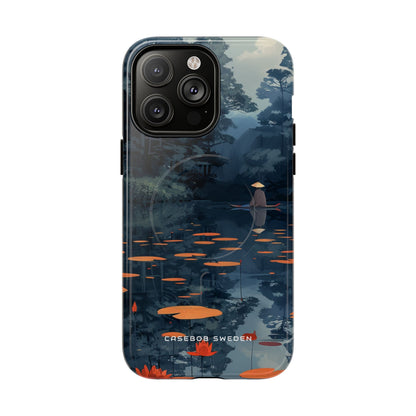 Tranquil Lotus Reflections iPhone 14 | Tough+ Phone Case