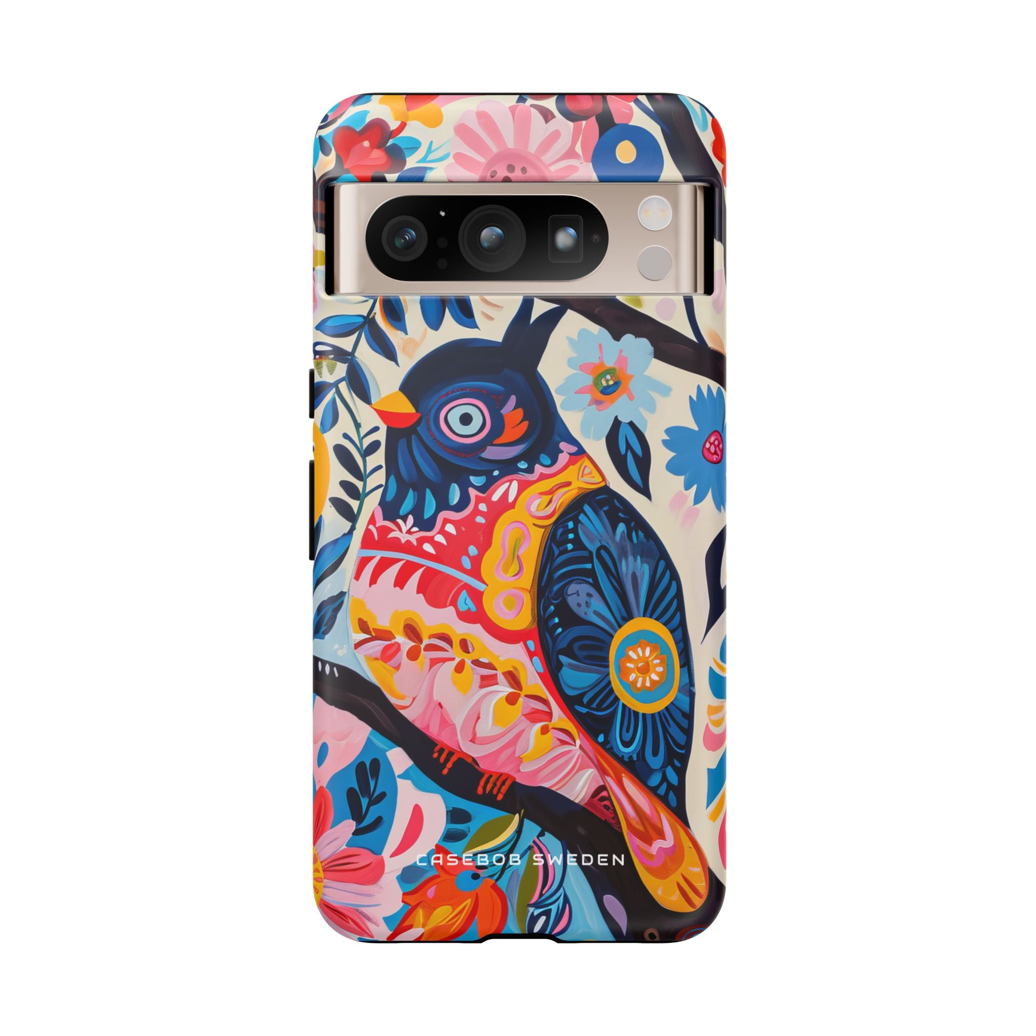 Whimsical Vintage Owl with Floral Charm Google Pixel 8 - Tough Phone Case