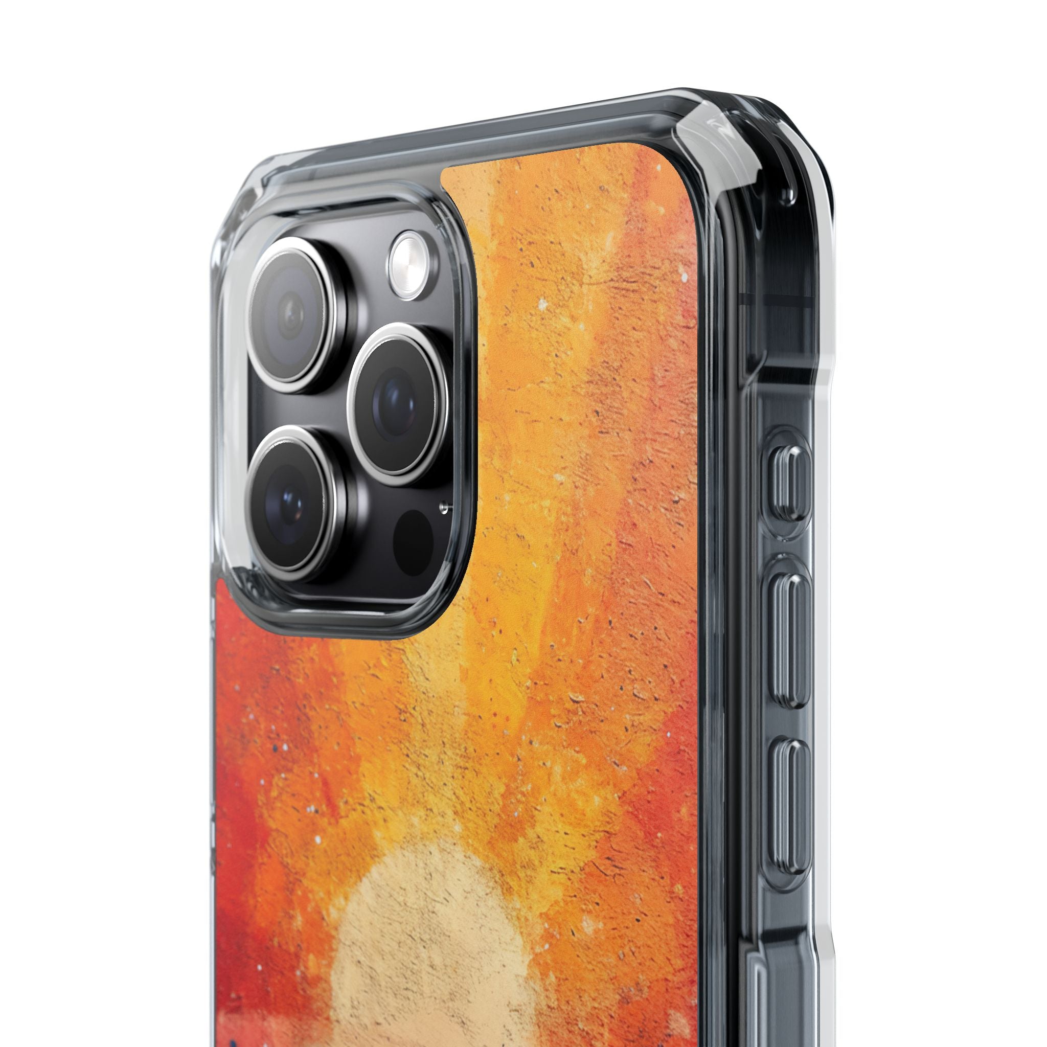 Sunburst Energy - Clear Impact iPhone 15 Phone Case