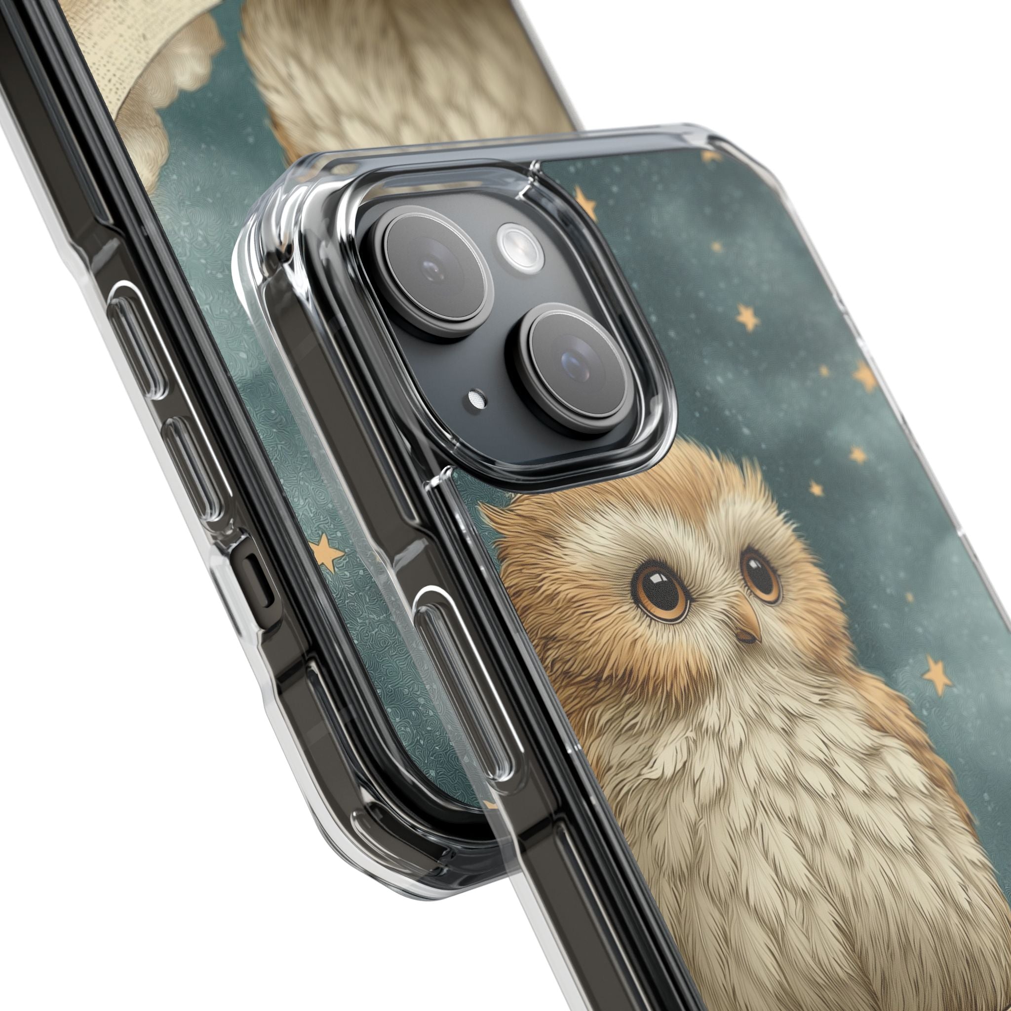 Owls Nestle Moon iPhone Case - Impact