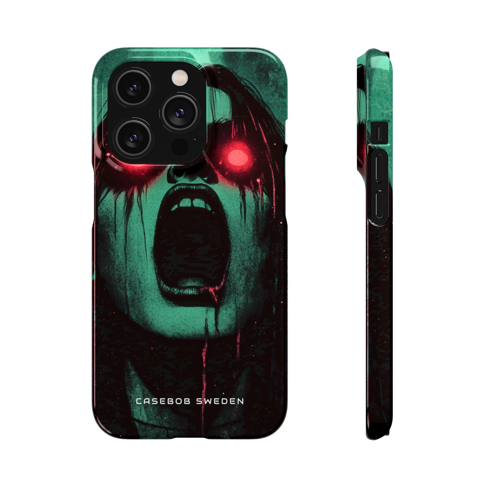 Haunting Glow of Gothic Eyes iPhone 14 - Slim Phone Case