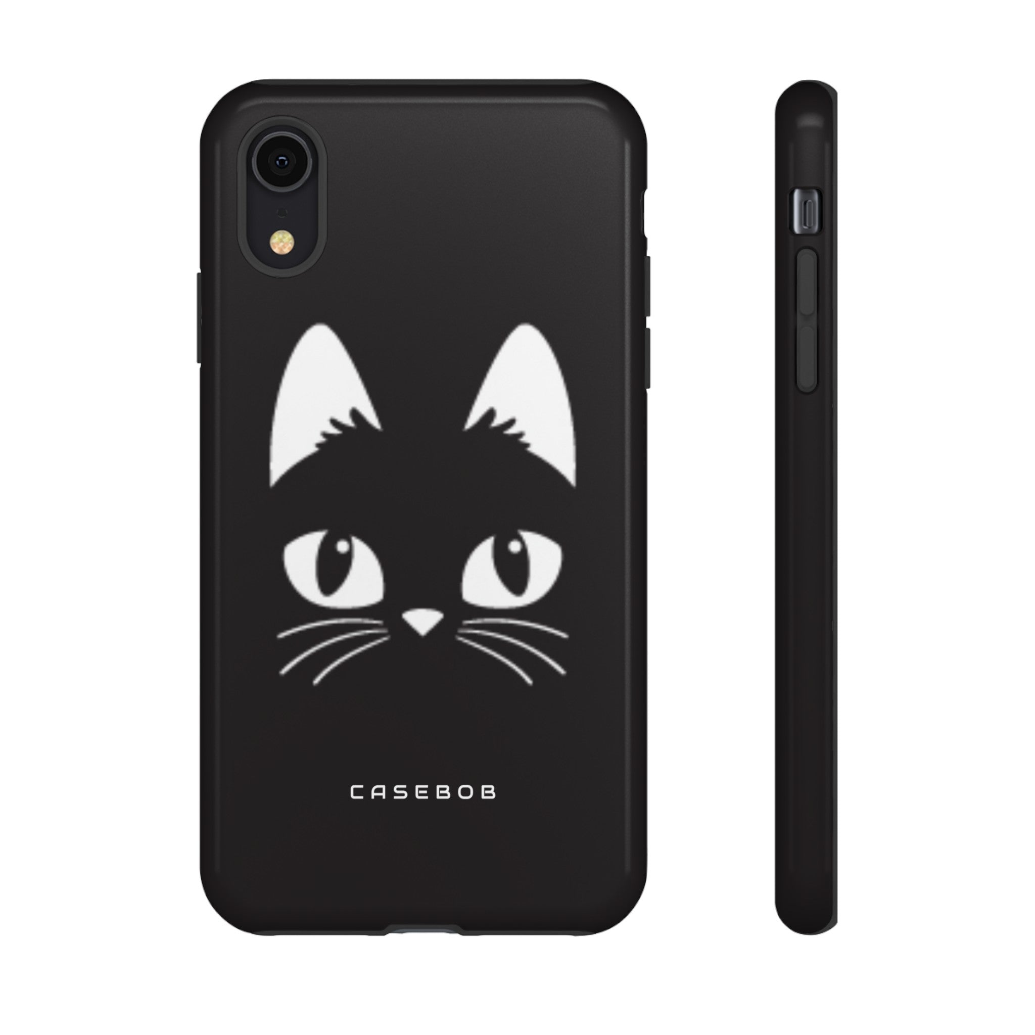 Cartoon Cat Icon - Protective Phone Case