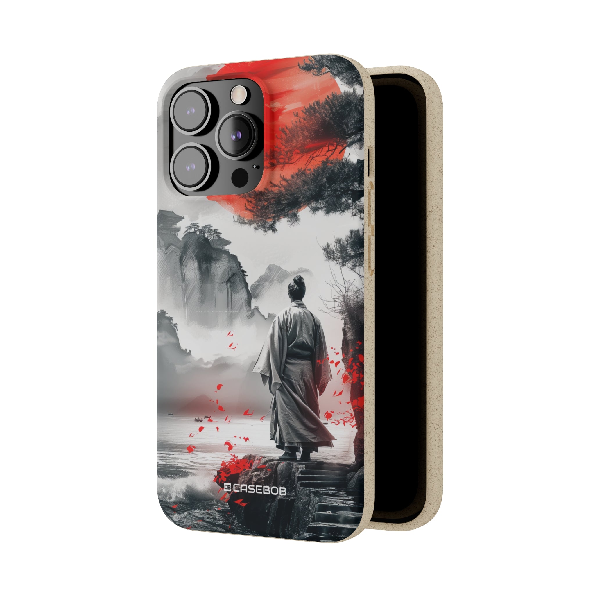 Serene Samurai Sunrise | Biodegradable Phone Case