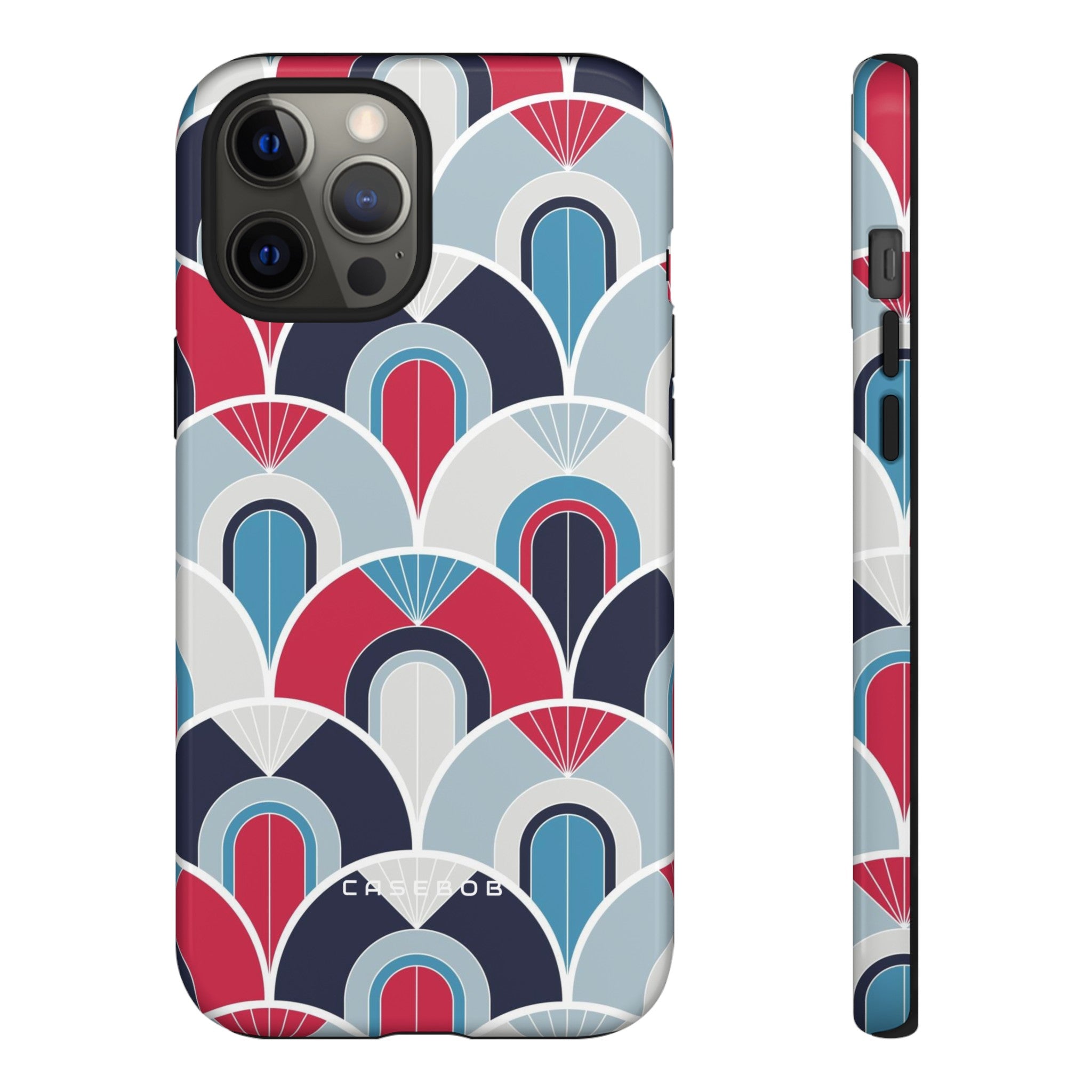 Blue Retro - Protective Phone Case