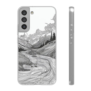 Monochrome Serenity | Flexible Phone Case for Samsung Galaxy