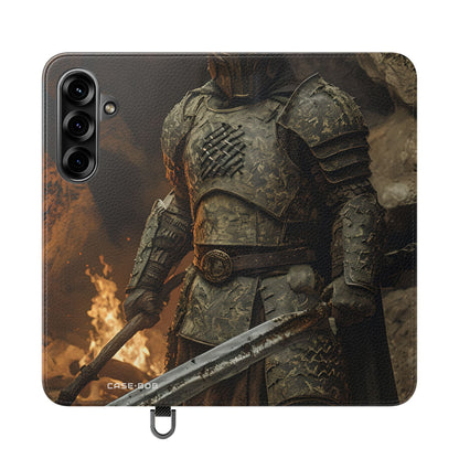 Horned Warrior Flame - Samsung S25+ Case - Lompakko