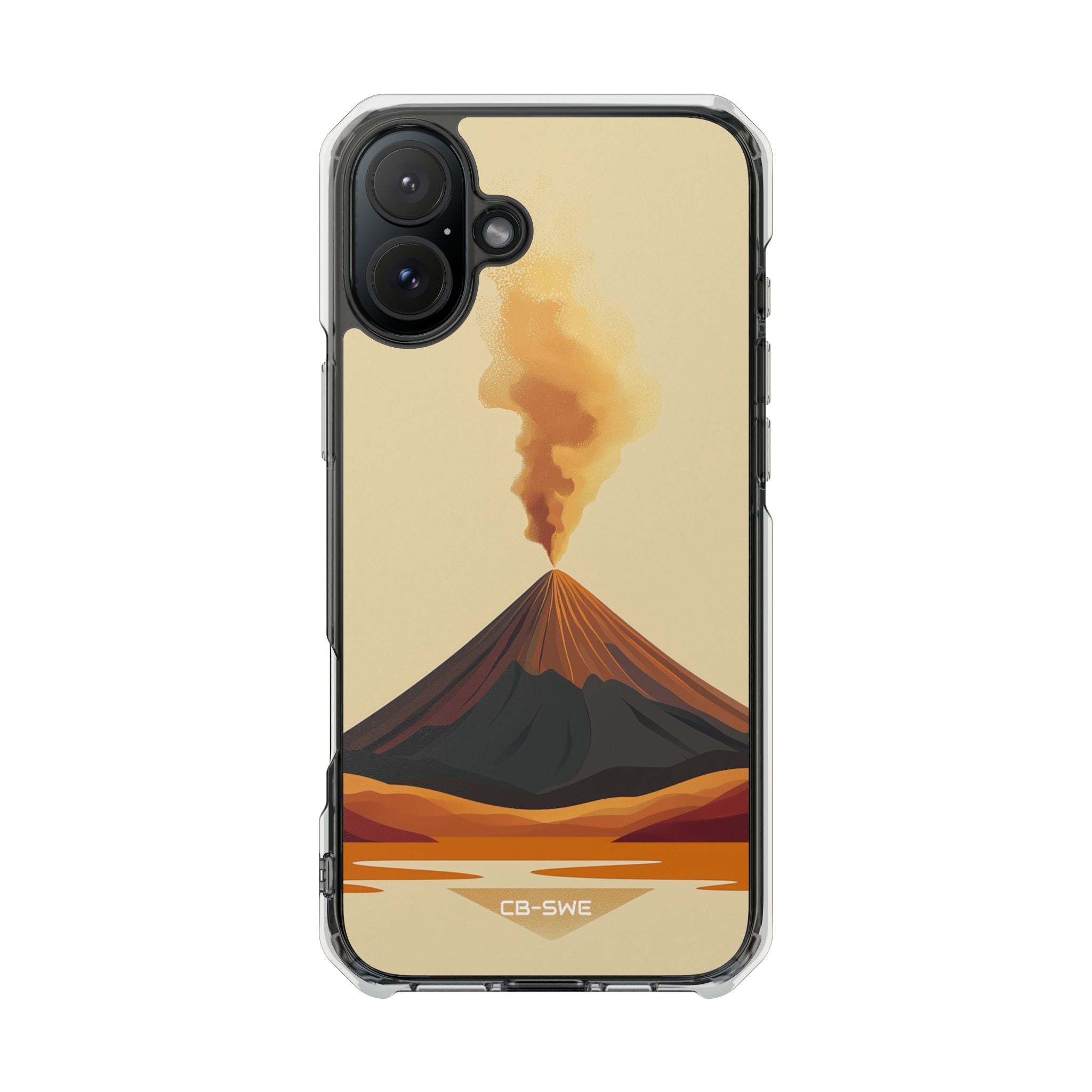 Volcano Erupts Brightly iPhone Case - Impact