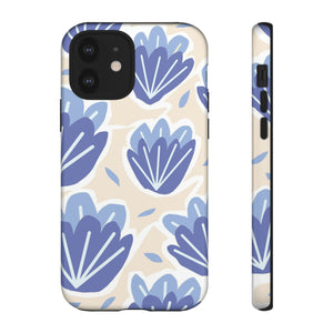 Light Blue Happy Flower - Protective Phone Case