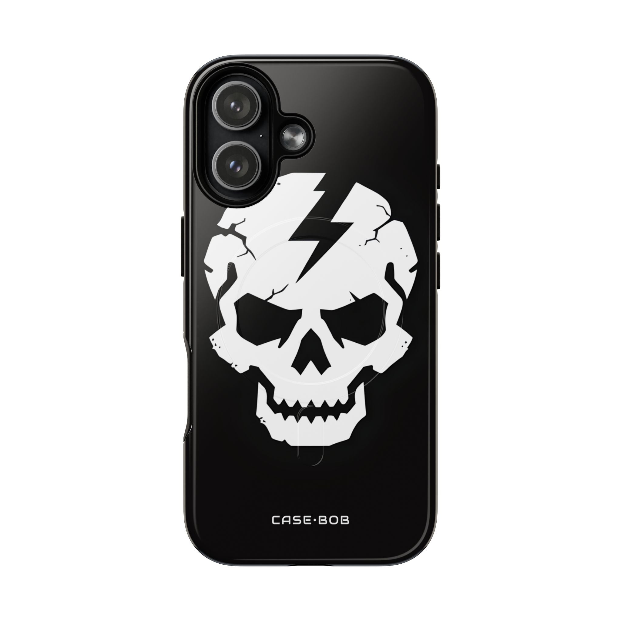 Lightning Skull iPhone 17 Case - Tough+