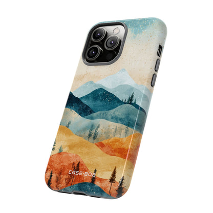 Moonlit Mountains iPhone 14 Pro Max Case - Tough