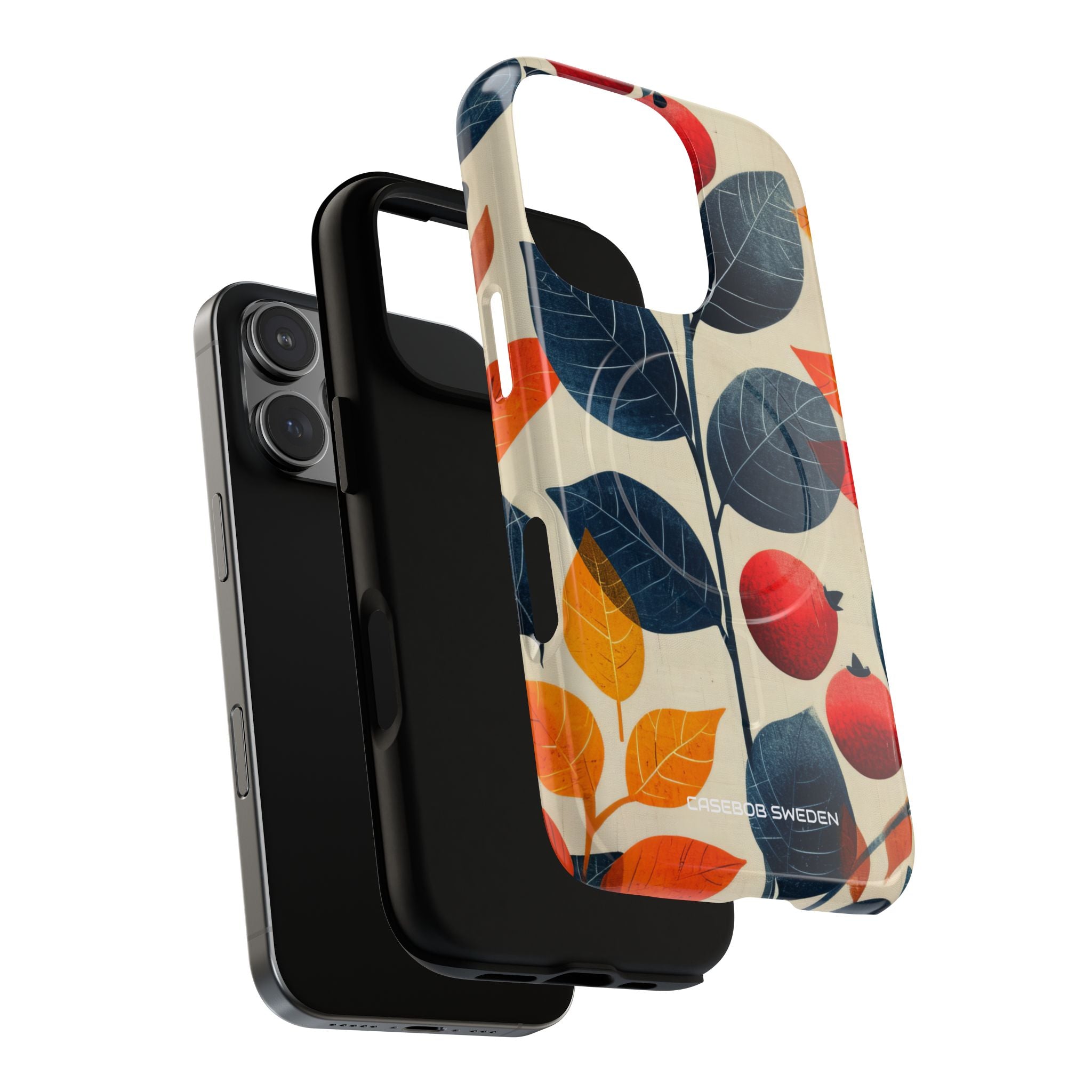 Autumn Nature Pattern - Tough + MagSafe® iPhone 16 Phone Case