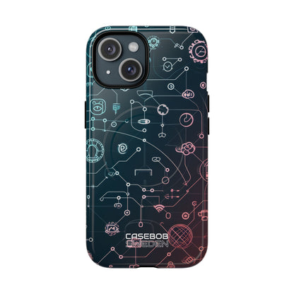 Digital Circuit Flow iPhone 15 - Tough+