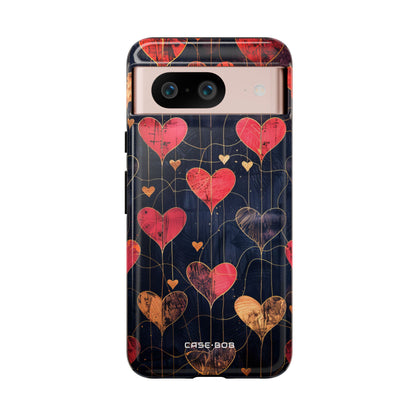 Golden Hearts Network Google Pixel 8 Case - Tough