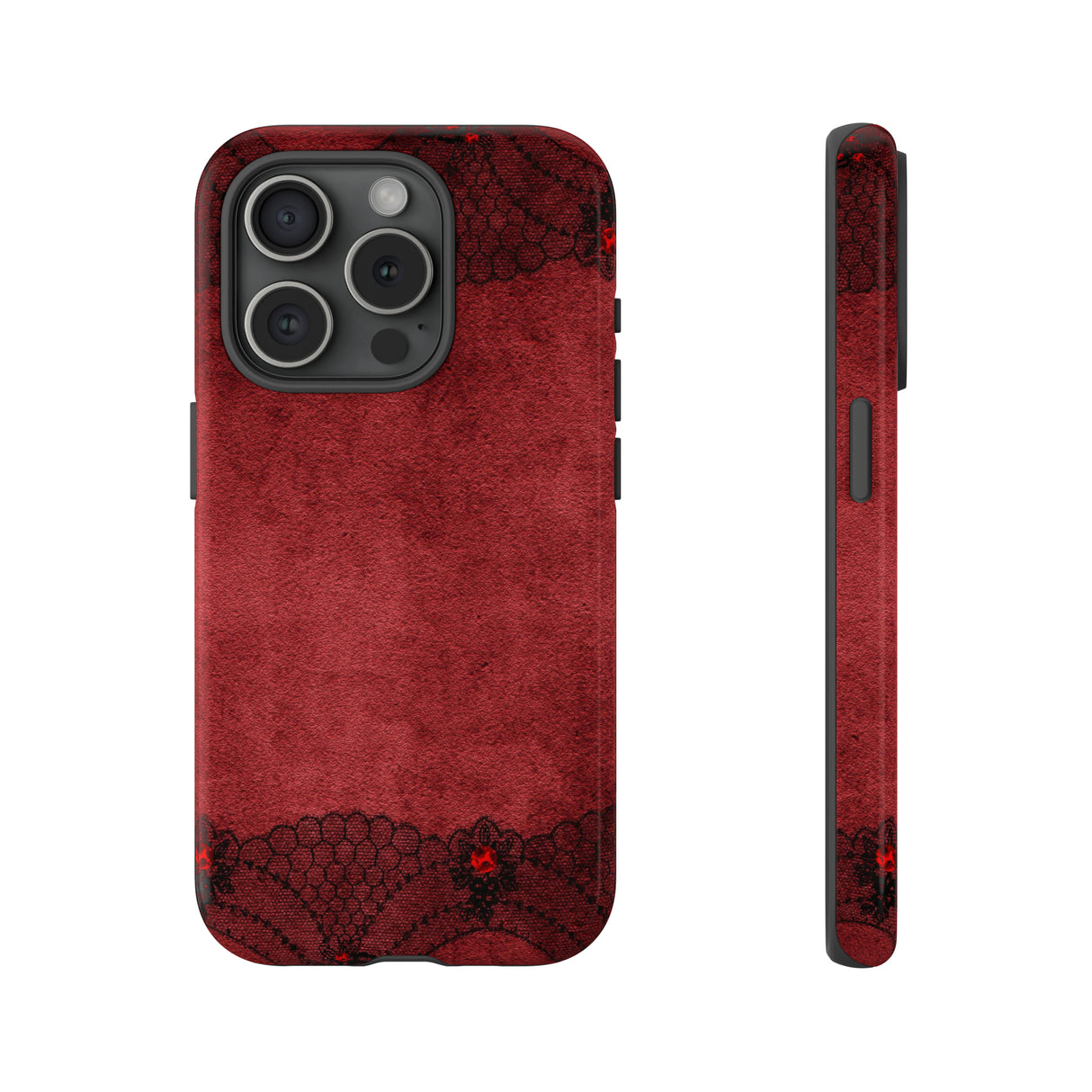 Flutterse Gothic Flower - Protective Phone Case