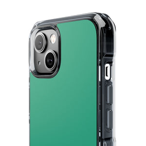 Jungle Green | Handyhülle für iPhone (Clear Impact Case - Magnetisch) 