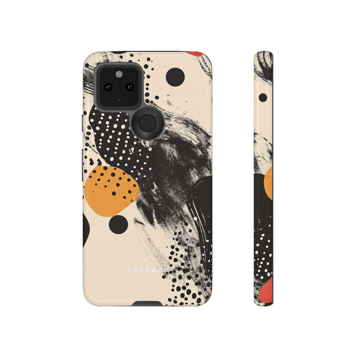 Black Dot Elegance - Schutzhülle fürs Telefon