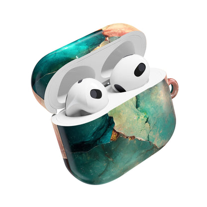 Haljennut jalokivi turkoosi - AirPods Case