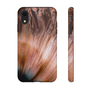 Light Brown Ink Art iPhone Case (Protective) iPhone XR Glossy Phone Case